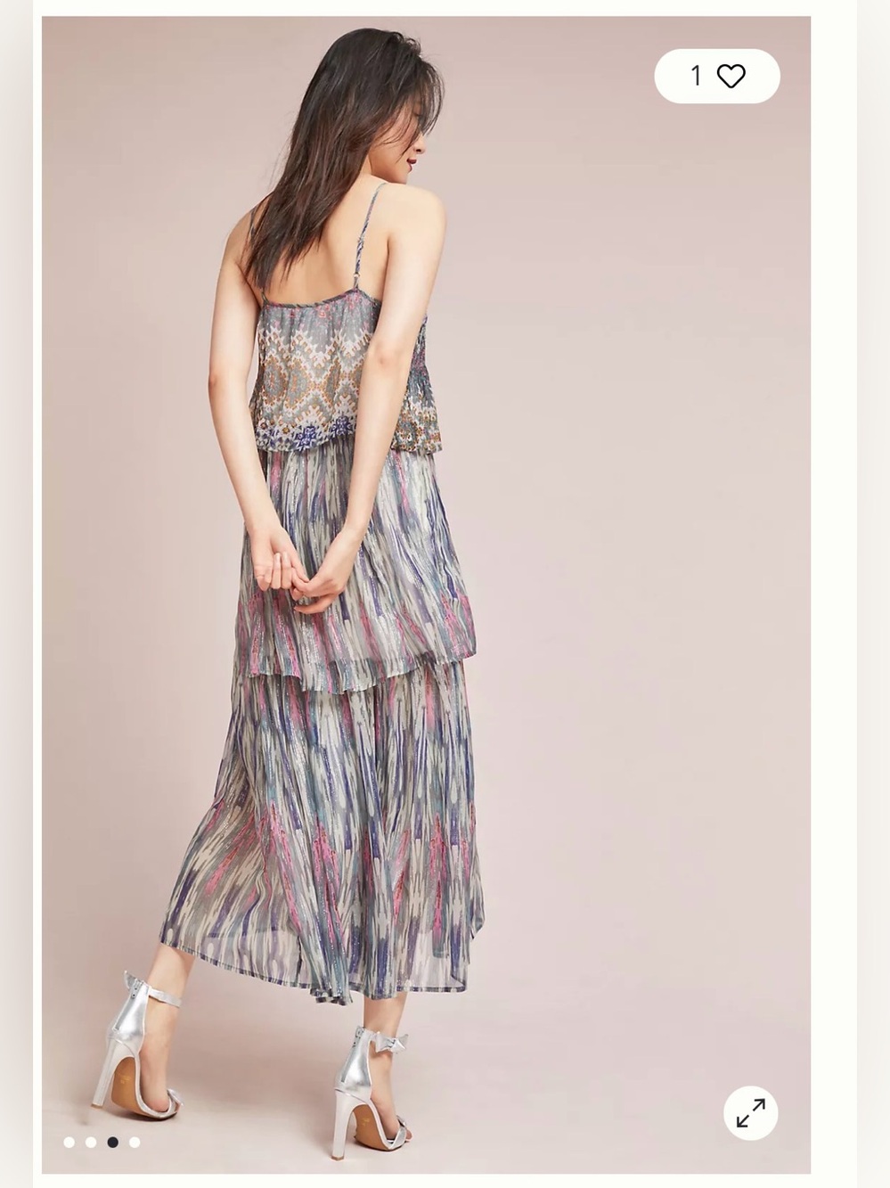 EUC Meadow Rue by Anthropologie Josie Tiered Maxi Dress — Size 2 - Picture 4 of 11